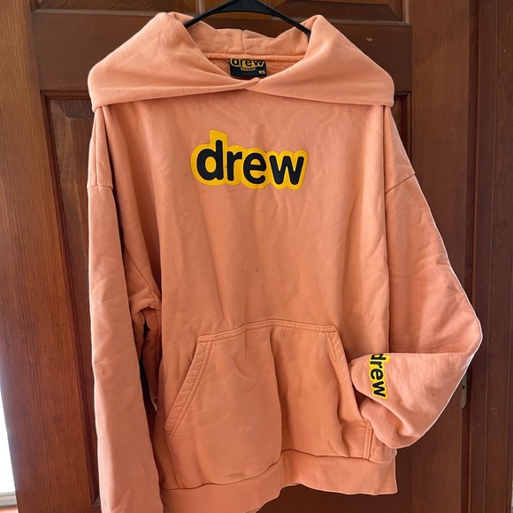 Drew house secret hoodie peach